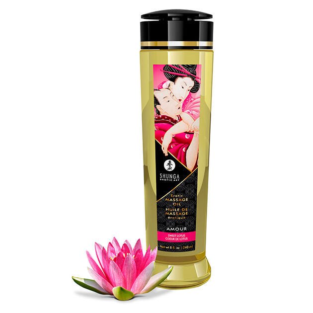SHUNGA - EROTIC LOVE MASSAGE OIL 240 ML - Kink&Play