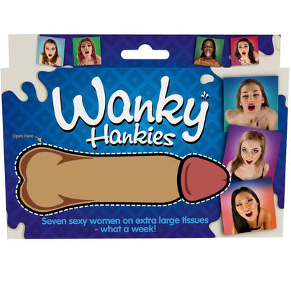 SPENCER & FLEETWOOD - WANKY HANKIES 7 EXTRA LARGE WOMEN'S HANDKERCHIEFS - Kink&Play