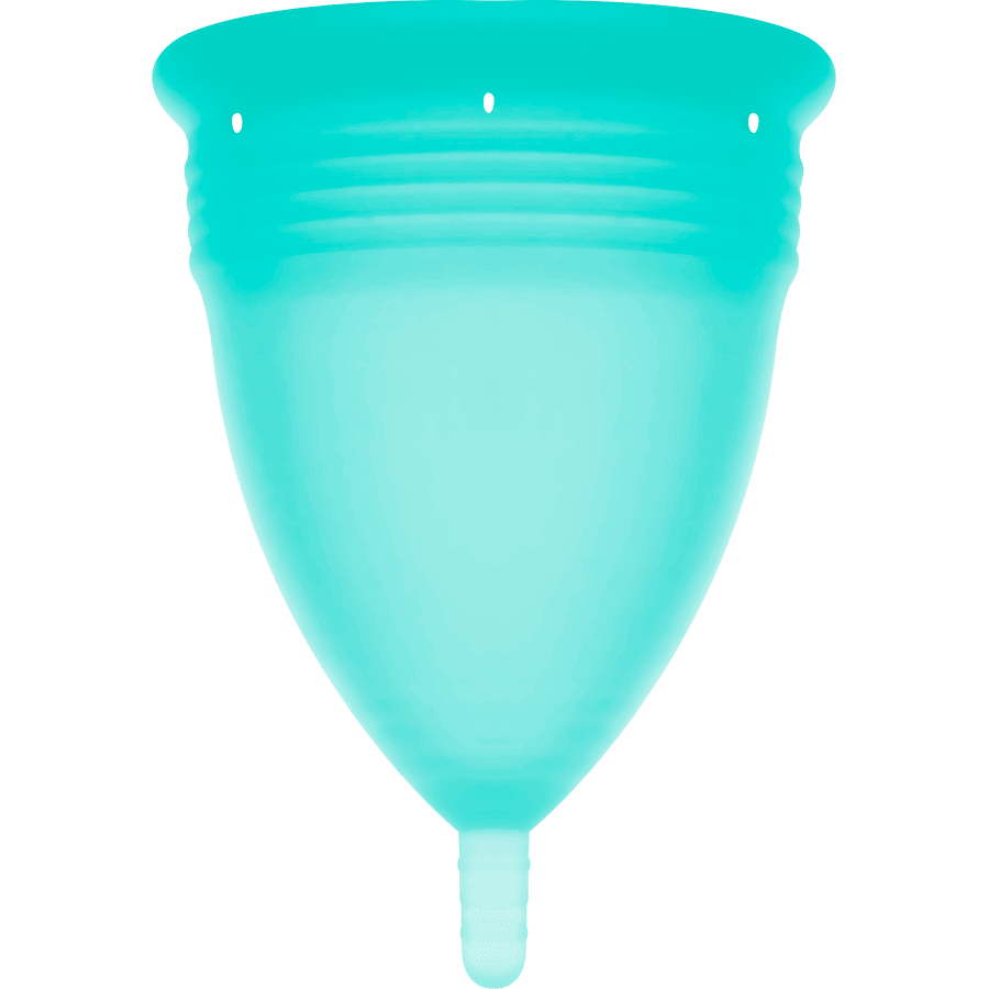 STERCUP - FDA SILICONE MENSTRUAL CUP AQUAMARINE - SIZE S - Kink&Play