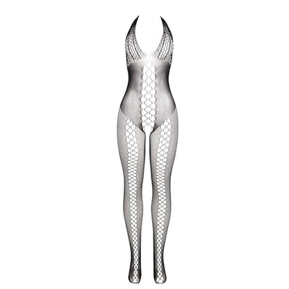 SUBBLIME - 951832 BODYSTOCKING WITH OPEN BACK AND CROSS DETAILS BLACK ONE SIZE - Kink&Play