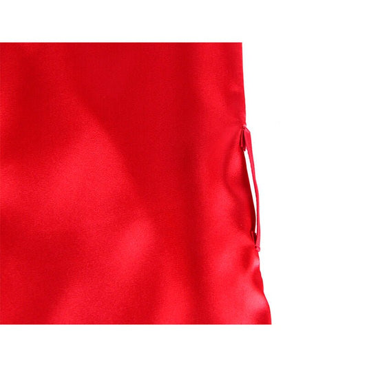 SUBBLIME - 954017 LACE SHEER BACK CAMISOLE + THONG RED/BLACK S/M - Kink&Play
