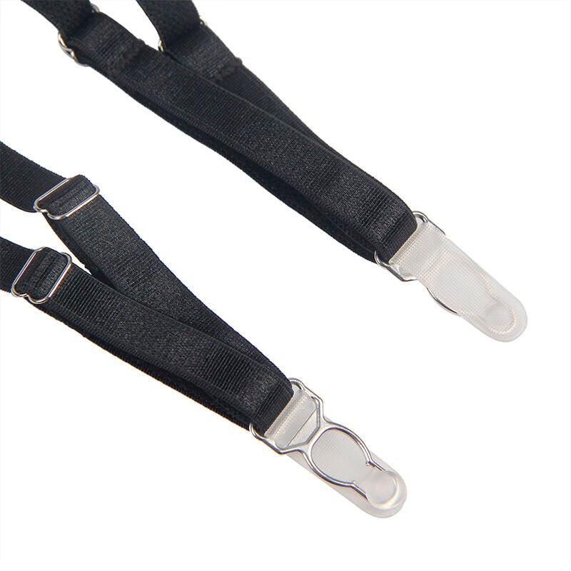 SUBBLIME - 954147 BODY WITH GARTER BELT BLACK S/M - Kink&Play