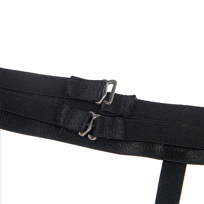 SUBBLIME - 954147 BODY WITH GARTER BELT BLACK S/M - Kink&Play