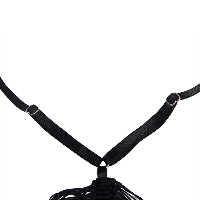 SUBBLIME - 954222 STRAPPY DRESS + THONG BLACK S/M - Kink&Play