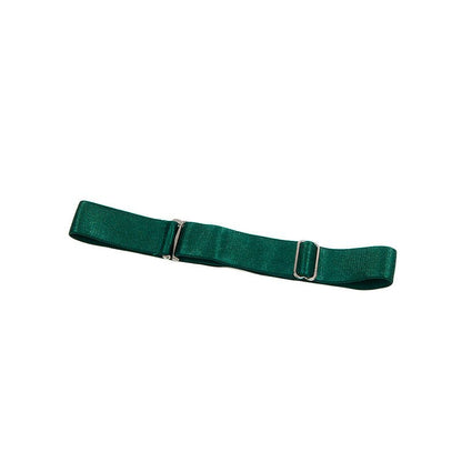 SUBBLIME - 955434 DRESS WITH GREEN LEATHER STRAPS S/M - Kink&Play