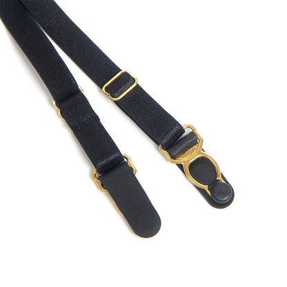SUBBLIME - 955458 BLACK LEATHER ZIPPER BODY S/M - Kink&Play