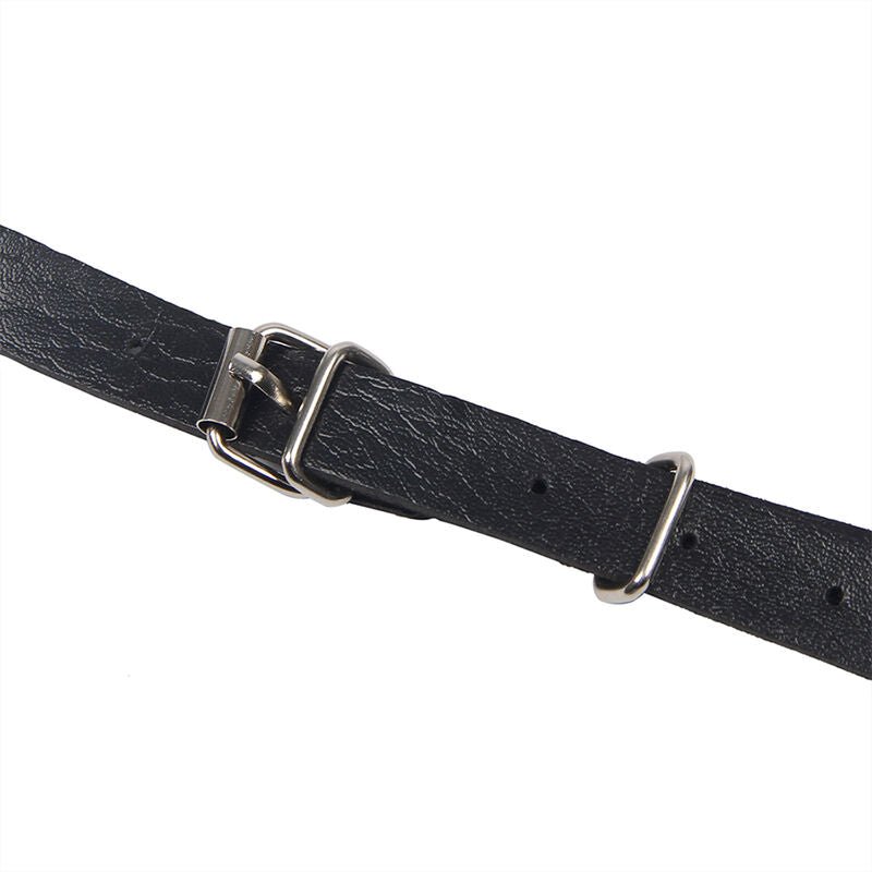 SUBBLIME - CHEST HARNESS WITH BIG RING CHAINS ONE SIZE - Kink&Play