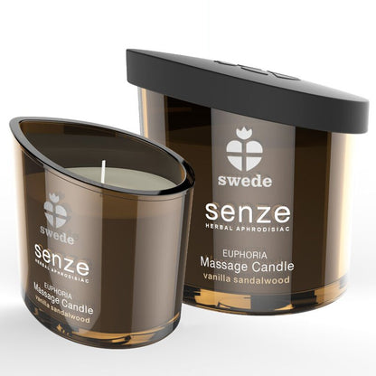 SWEDE - SENZE EUPHORIA MASSAGE CANDLE - VANILLA, SANDALWOOD - Kink&Play