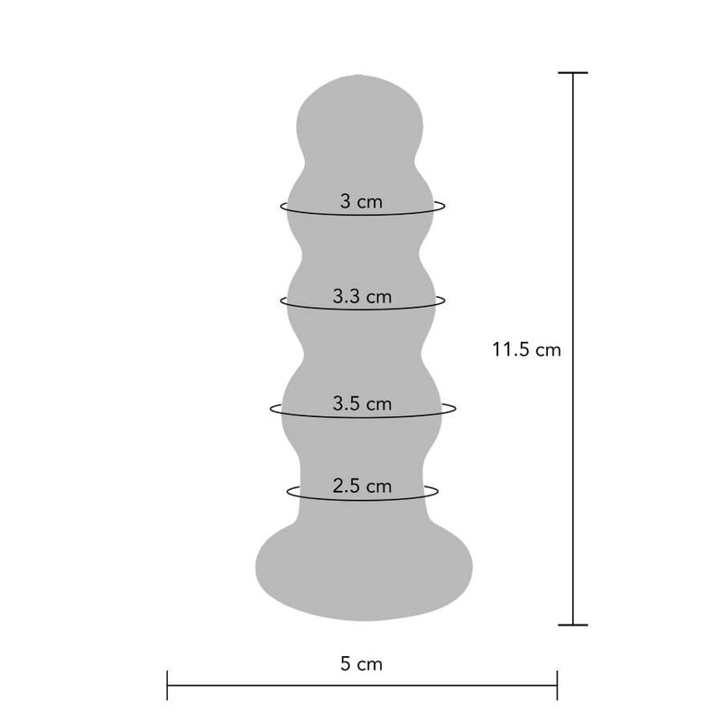 TOYJOY - BUTTOCKS THE RADIANT GLASS BUTTPLUG - Kink&Play