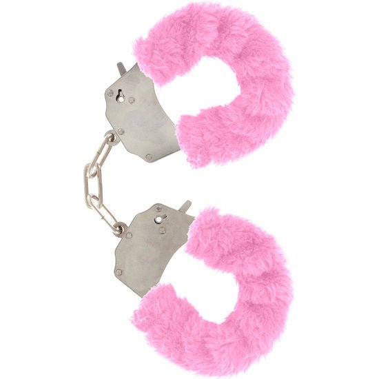 TOYJOY - FURRY FUN CUFFS BONDAGE PINK - Kink&Play