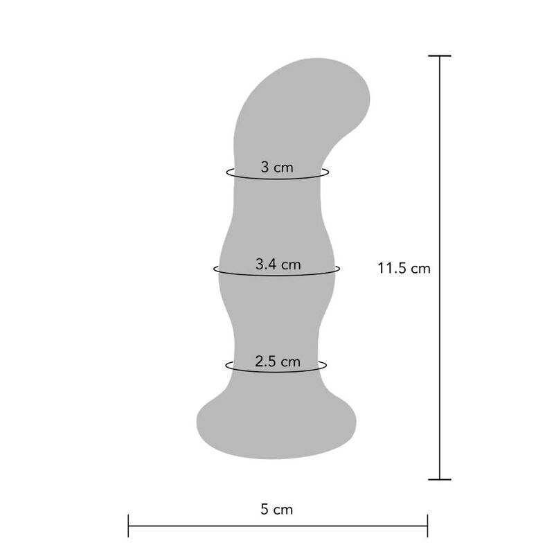 TOYJOY - THE GLEAMING VIBRATING GLAS BUTTPLUG - Kink&Play