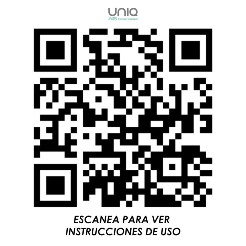 UNIQ - AIR LATEX FREE FEMALE CONDOM 3 UNITS - Kink&Play