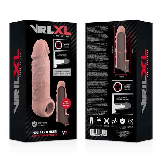 VIRILXL - LIQUID SILICONE V7 NATURAL PENIS EXTENSION - Kink&Play