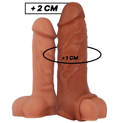 VIRILXL - LIQUID SILICONE V9 BROWN PENIS EXTENSION - Kink&Play