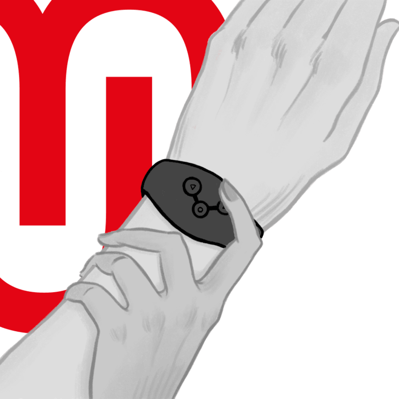 WATCHME - WIRELESS TECHNOLOGY WATCH JET BLACK - Kink&Play