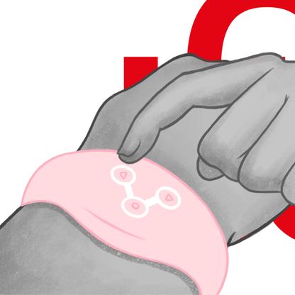 WATCHME - WIRELESS TECHNOLOGY WATCH SOFT PINK - Kink&Play