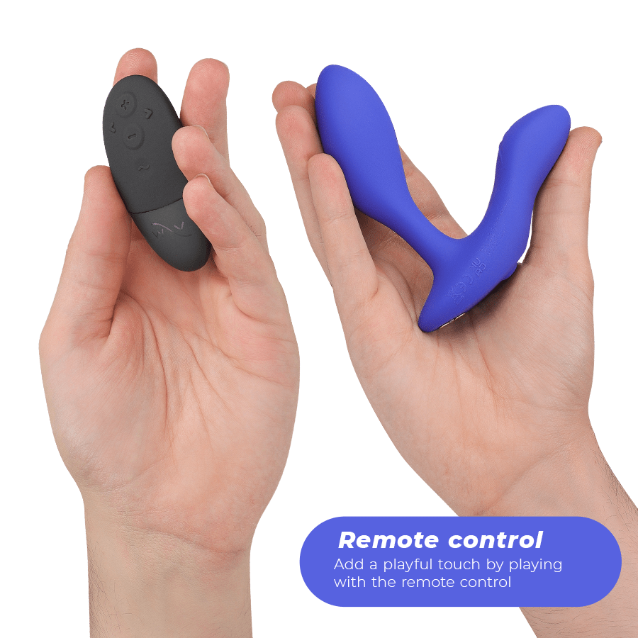 WE - VIBE - VECTOR+ BLUE PROSTATE MASSAGER - Kink&Play