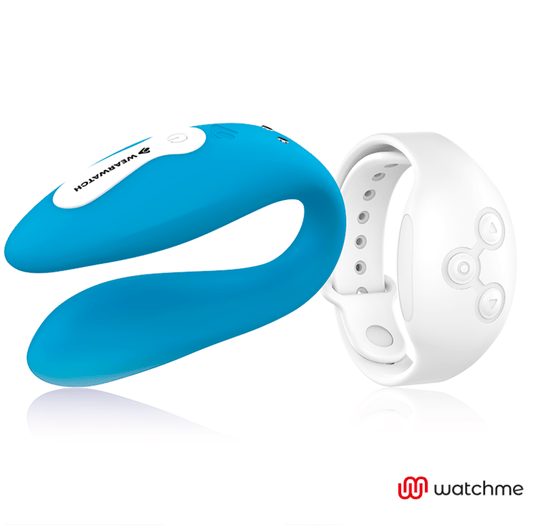 WEARWATCH - WATCHME DUAL TECHNOLOGY VIBRATOR INDIGO/SNOW - Kink&Play