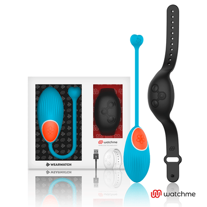 WEARWATCH - WATCHME TECHNOLOGY REMOTE CONTROL EGG BLUE / JET - Kink&Play