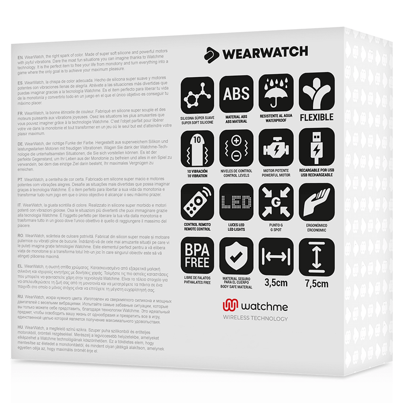 WEARWATCH - WATCHME TECHNOLOGY REMOTE CONTROL EGG BLUE / JET - Kink&Play