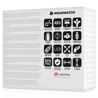WEARWATCH - WATCHME TECHNOLOGY REMOTE CONTROL EGG BLUE / JET - Kink&Play