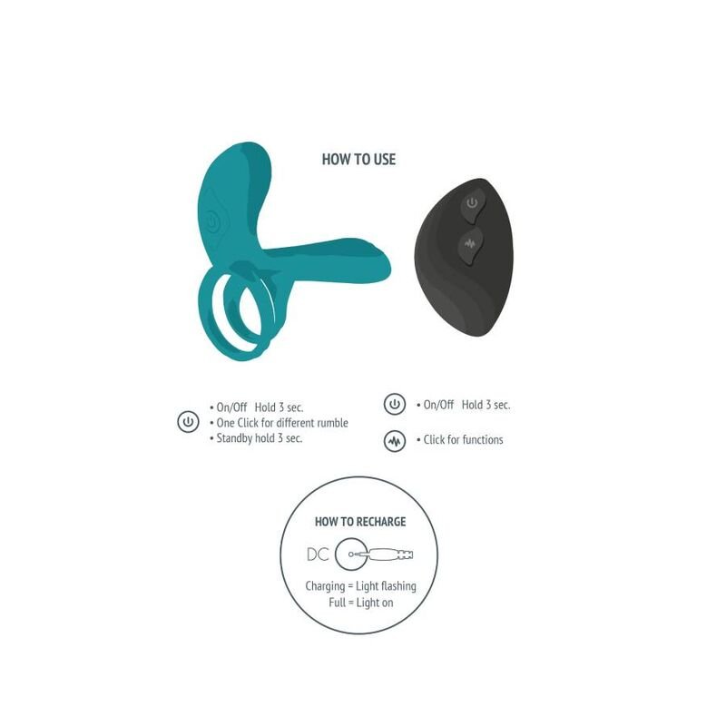 XOCOON - COUPLES VIBRATOR RING GREEN - Kink&Play