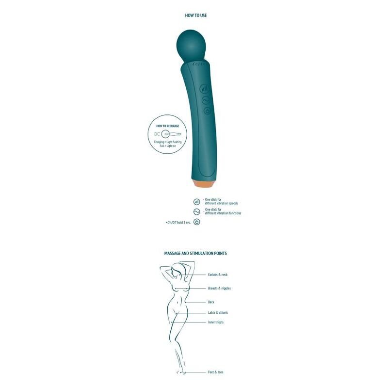 XOCOON - THE CURVED WAND GREEN - Kink&Play