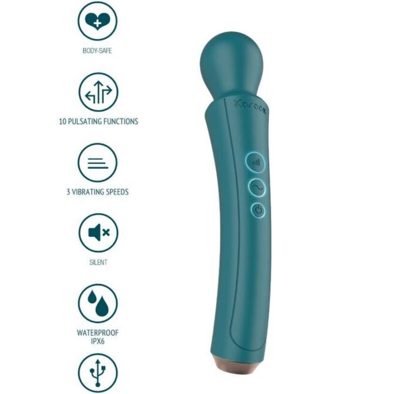 XOCOON - THE CURVED WAND GREEN - Kink&Play