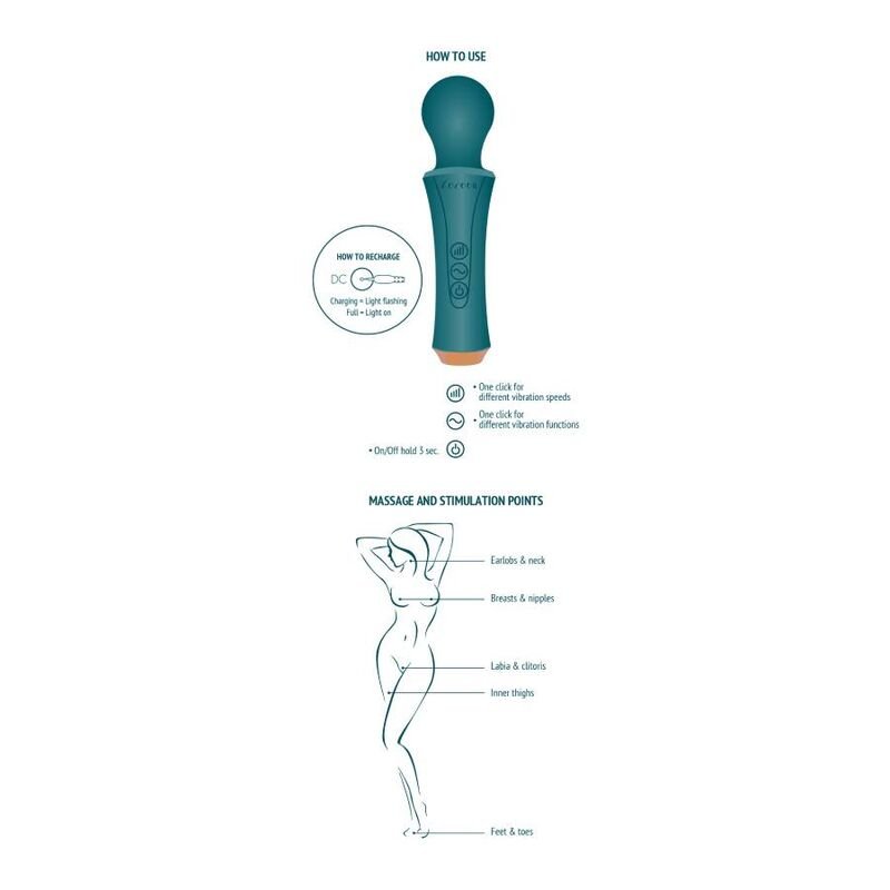 XOCOON - THE PERSONAL WAND GREEN - Kink&Play