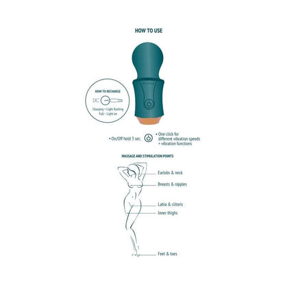 XOCOON - THE TRAVELLER WAND GREEN - Kink&Play
