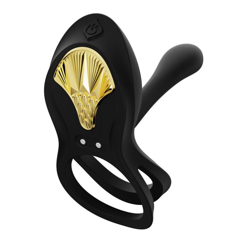 ZALO - BAYEK VIBRATING COUPLES RING BLACK - Kink&Play