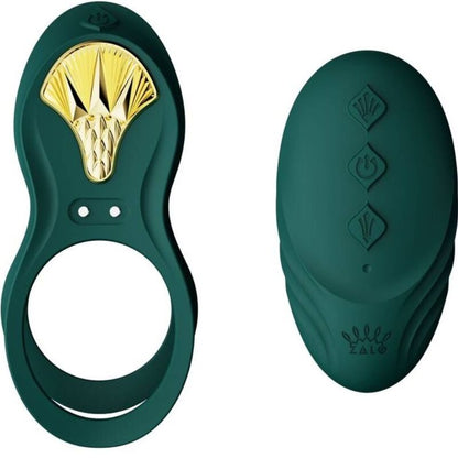 ZALO - BAYEK VIBRATING COUPLES RING GREEN - Kink&Play