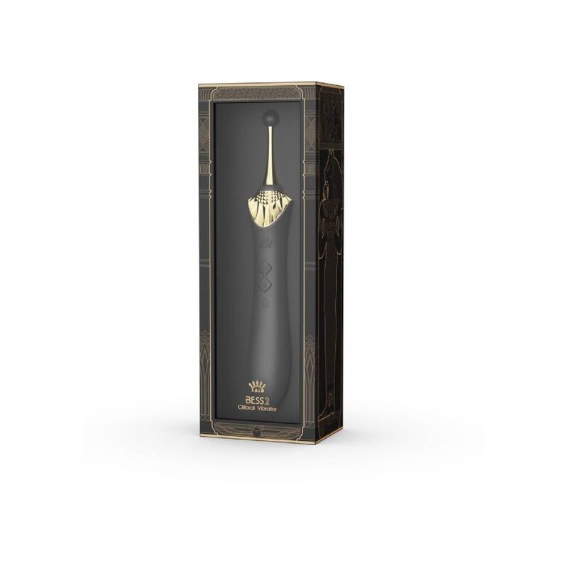 ZALO - BESS 2 CLITORAL MASSAGER BLACK - Kink&Play