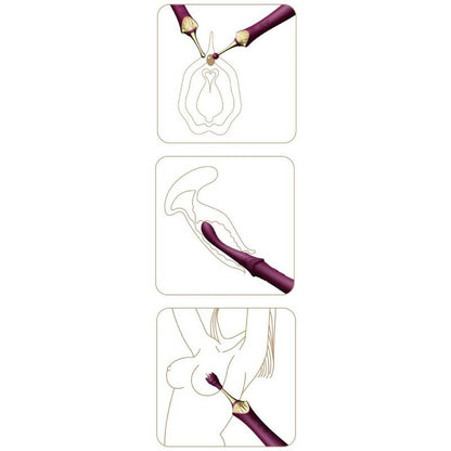ZALO - BESS 2 CLITORAL MASSAGER PURPLE - Kink&Play